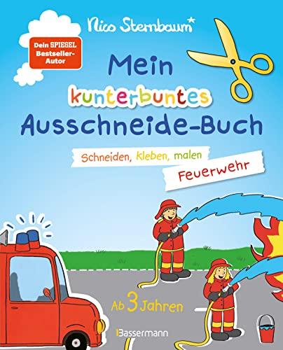 Mein kunterbuntes Ausschneidebuch - Feuerwehr. Schneiden, kleben, malen ab 3 Jahren: Ein erstes Bastelbuch mit perforierten Seiten zum leichten Heraustrennen