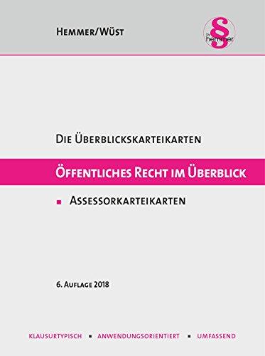 Assessor Karteikarten Öffentliches Recht im Überblick