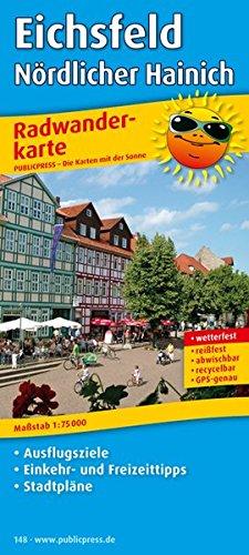 Eichsfeld - Nördlicher Hainich: Radwanderkarte mit Ausflugszielen, Einkehr- & Freizeittipps und Stadtplänen, wetterfest, reissfest, abwischbar, GPS-genau. 1:75000 (Radkarte / RK)