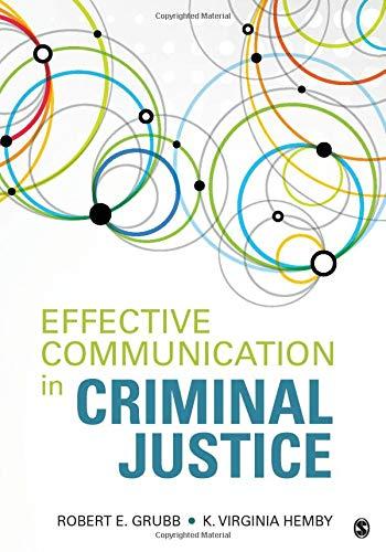 Effective Communication in Criminal Justice