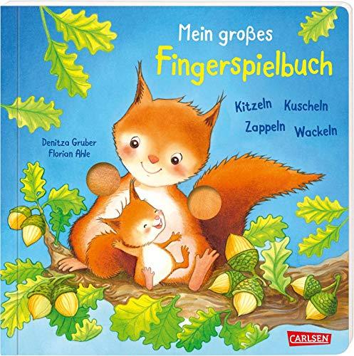 Mein großes Fingerspielbuch: Kitzeln, Kuscheln, Zappeln, Wackeln: Spielbuch mit Fingerlöchern ab 12 Monaten