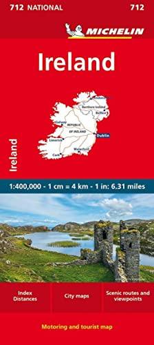 Michelin Irland: Straßen- und Tourismuskarte Autoren (MICHELIN Nationalkarten)