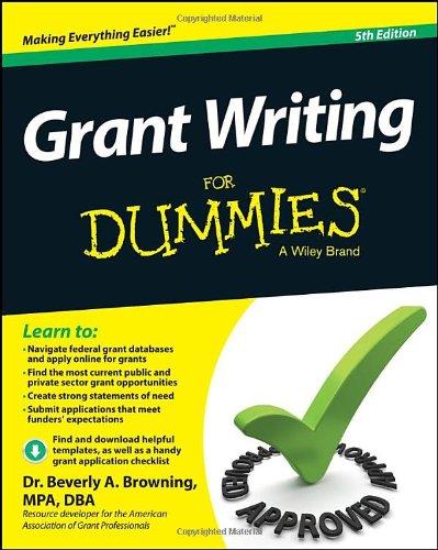 Grant Writing For Dummies