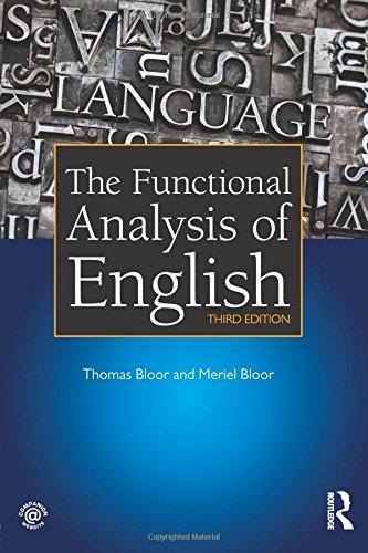 The Functional Analysis of English