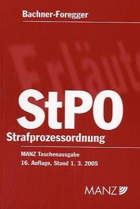 Strafprozessordnung (StPO) (f. Österreich)