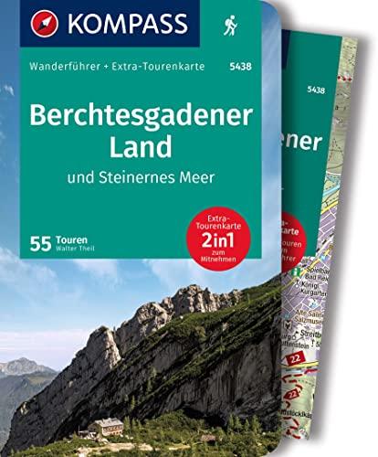 KOMPASS Wanderführer 5438 Berchtesgadener Land und Steinernes Meer, 55 Touren: mit Extra-Tourenkarte Maßstab, GPX-Daten zum Download