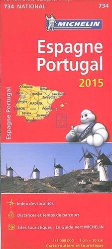 Espagne Portugal : 1/1 000 000