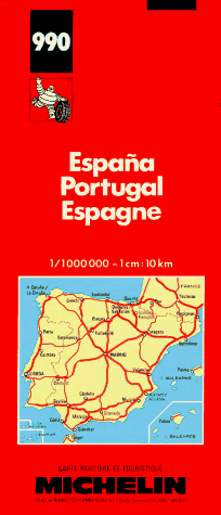 Main Road Map 990: Spain and Portugal