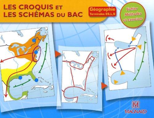 Les croquis et les schémas du bac : géographie terminales ES, L, S : fichier méthodes et exercices