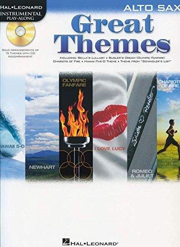 Great Themes: Instrumental Play-Along For Alto Sax: Play-Along, CD für Alt-Saxophon (The Great Themes)