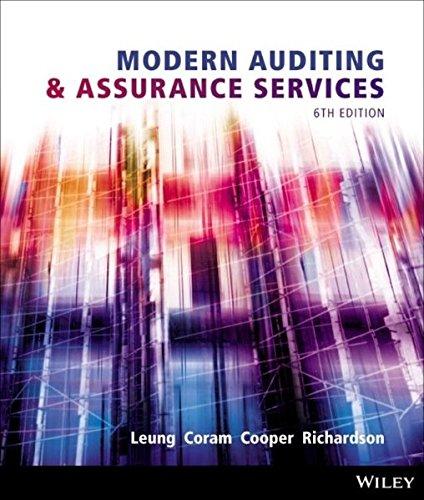 Modern Auditing and Assurance Services