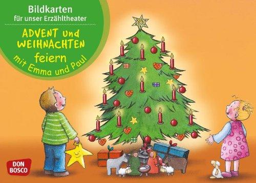 Advent und Weihnachten feiern mit Emma und Paul - Bildkarten für unser Erzähltheater