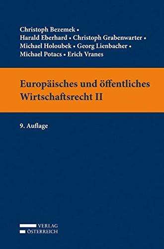 Europäisches und öffentliches Wirtschaftsrecht II