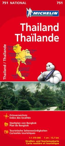 Thailand: Michelin Nationalkarte