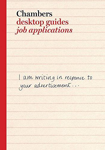 Job Applications (Chambers Desktop Guides)