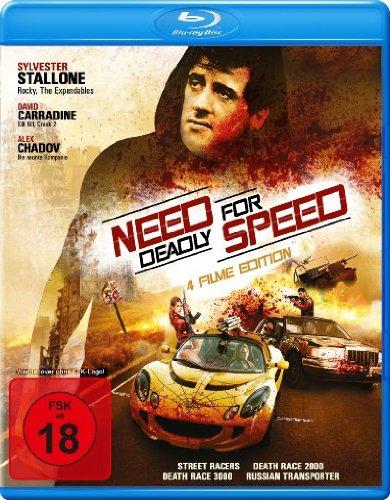 Need for Deadly Speed (4 Filme Edition: Street Racer / Death Race 2000 / Death Race 3000 & Russian Transporter) [Blu-ray]