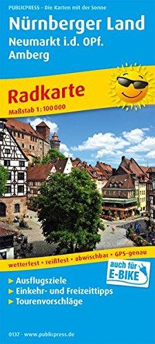 Nürnberger Land - Neumarkt i.d.OPf, Amberg: Radkarte mit Ausflugszielen, Einkehr- & Freizeittipps, wetterfest, reissfest, abwischbar, GPS-genau. 1:100000 (Radkarte / RK)