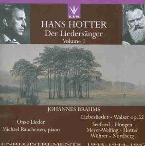 Hotter,Hans Vol.1 Brahms