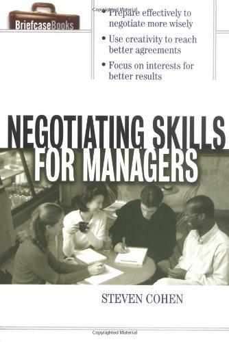 Negotiating Skills for Managers (Briefcase Books)