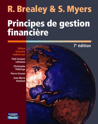 Principes de gestion financière