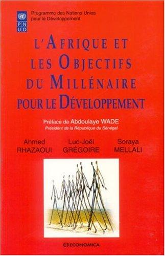 L'Afrique et les objectifs du millénaire pour le développement