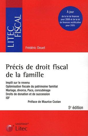 Précis de droit fiscal de la famille