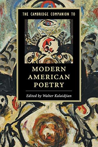 The Cambridge Companion to Modern American Poetry (Cambridge Companions to Literature)