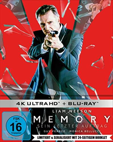 Memory - Sein letzter Auftrag (limitiertes serialisiertes 4K UHD 2-Disc-Steelbook mit 24-seitigem Booklet) [Blu-ray] (exklusiv bei Amazon)