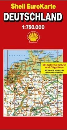 Deutschland 1 : 750 000 (Die Große Shell Autokarte)