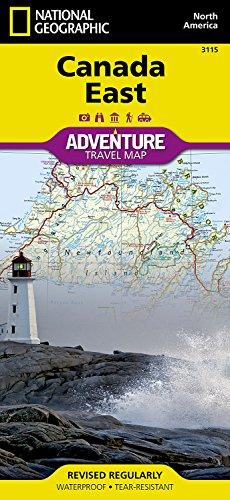 Canada East: Travel Maps International Adventure Map (National Geographic Adventure Travel Map, Band 3115)