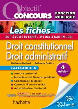 Droit constitutionnel, droit administratif : catégorie A