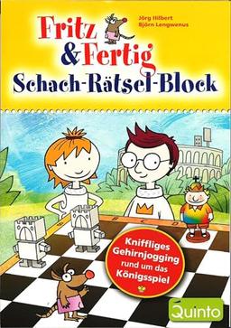 Fritz&Fertig Schach-Rätselblock: Kniffliges Gehirnjogging rund um das Königsspiel (Schach-Rätsel-Block: Spannende Schachaufgaben für Kinder)