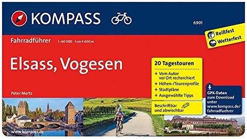 Elsass, Vogesen: Fahrradführer mit Top-Routenkarten im optimalen Maßstab. (KOMPASS-Fahrradführer, Band 6901)