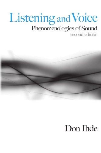 Listening and Voice: Phenomenologies of Sound