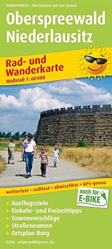 Oberspreewald - Niederlausitz: Rad- und Wanderkarte mit Ausflugszielen, Einkehr- & Freizeittipps und Stadtplan Burg, wetterfest, reissfest, abwischbar, GPS-genau. 1:50000 (Rad- und Wanderkarte / RuWK)