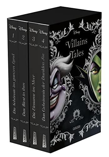 Disney. Villains: Villain Tales. Taschenbuch-Schuber. Enthält die Geschichten »Die Schönste im ganzen Land«, »Das Biest in ihm«, »Die Einsame im ... Dunklen Fee«: Jede Geschichte hat zwei Seiten