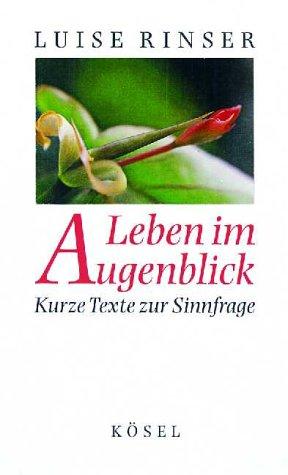 Leben im Augenblick. Kurze Texte zur Sinnfrage