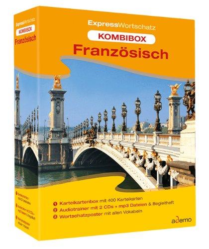 Kombibox Expresswortschatz Französisch: Karteikartenbox, Audiotrainer und Wortschatzposter