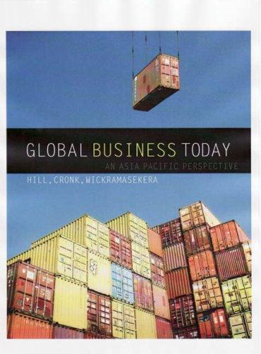 Global Business Today: An Asia Pacific Perspective