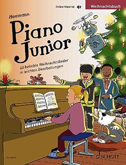 Piano Junior: Weihnachtsbuch: 40 beliebte Weihnachtslieder. Klavier. (Piano Junior - deutsche Ausgabe)