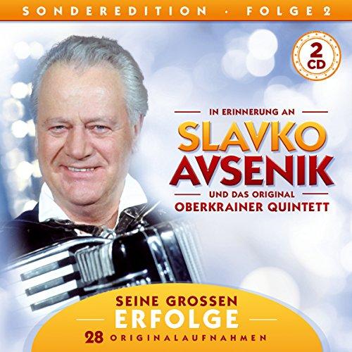 Seine Großen Erfolge; In Erinnerung an Slavko Avsenik; Folge 2; 28 Originalaufnahmen; In den Bergen; Auf meiner Harmonika; Walzer der Heimat; Tiroler Polka; Zwei alte Leute; Bauernkirmes; Frühling in den Bergen; An der Sava; Errinnerung; Kirmes Polka;