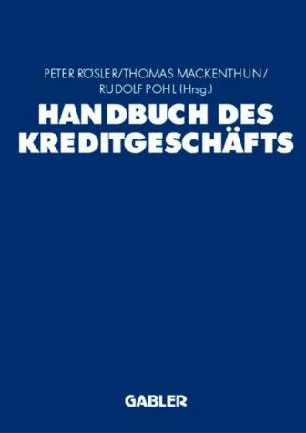 Handbuch Kreditgeschäft