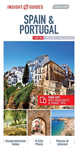 Insight Guides Travel Map of Spain & Portugal (Insight Travel Maps)