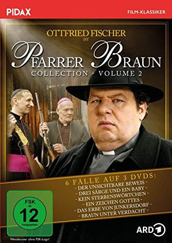 Pfarrer Braun Collection, Vol. 2 / Weitere sechs Folgen der Krimireihe mit Ottfried Fischer (Pidax Film-Klassiker) [3 DVDs]