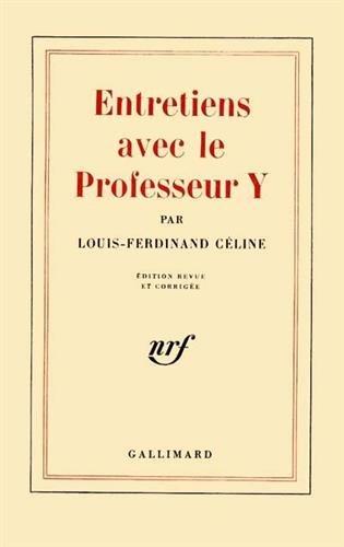 Entretiens avec le professeur Y