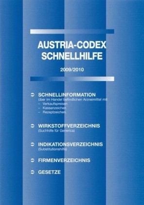 Austria-Codex, Schnellhilfe 2009/2010