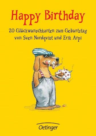 Happy Birthday, 20 Glückwunschkarten zum Geburtstag