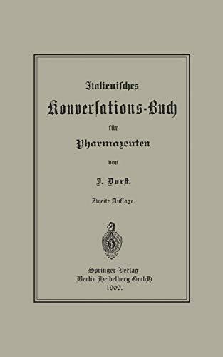 Italienisches Konversations-Buch für Pharmazeuten