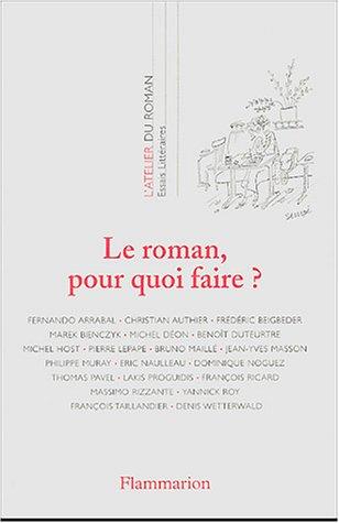 Le roman, pour quoi faire ?