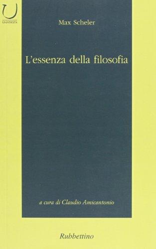 L'essenza della filosofia (Università)